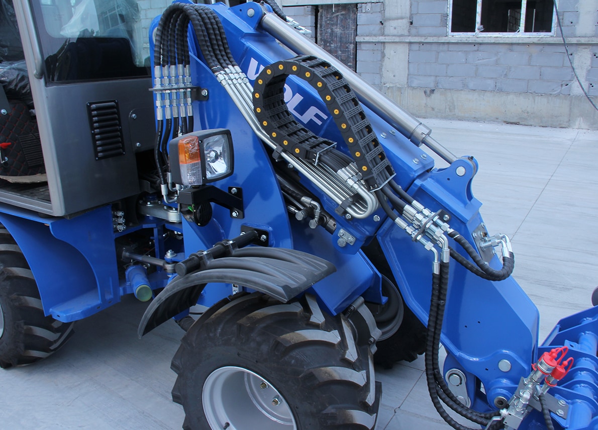 Mini 750T telescopic arm